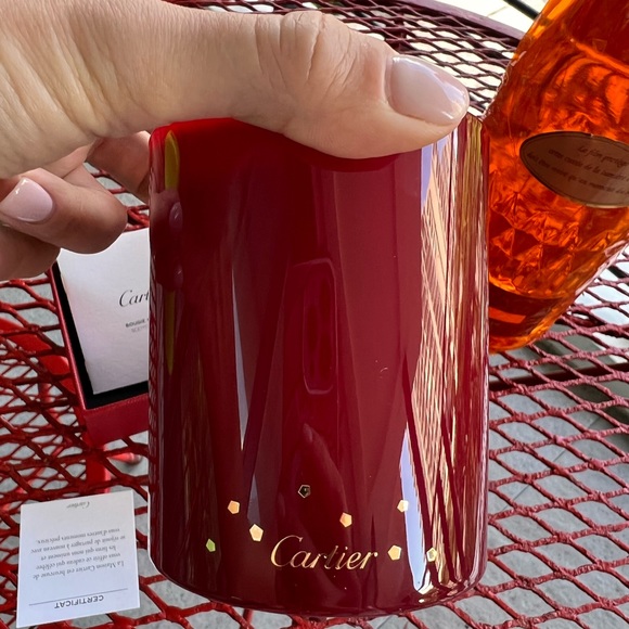 Authentic Cartier 6.5 oz scented candle with a Christmas motive. New. - Picture 9 of 11